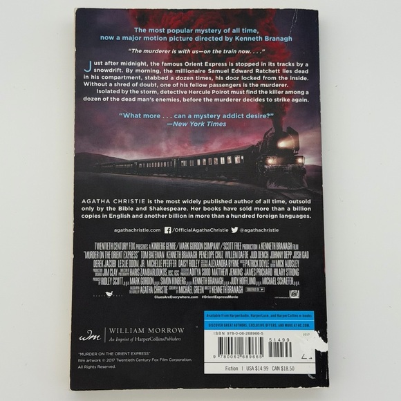 Murder on the Orient Express by Agatha Christie - Picture 2 of 3